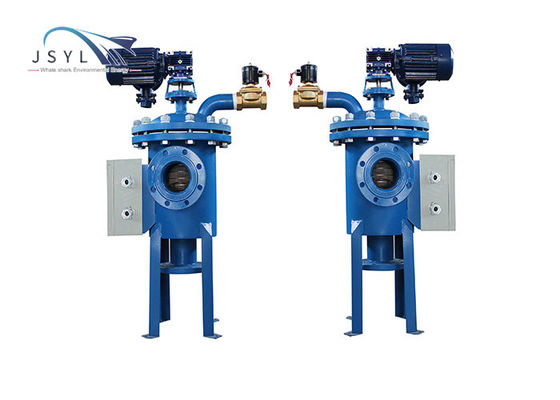 Het borsteltype van de de Draadfilter van de 100 Micronwig het ElementenKoolstofstaal Backflush Waterfilter
